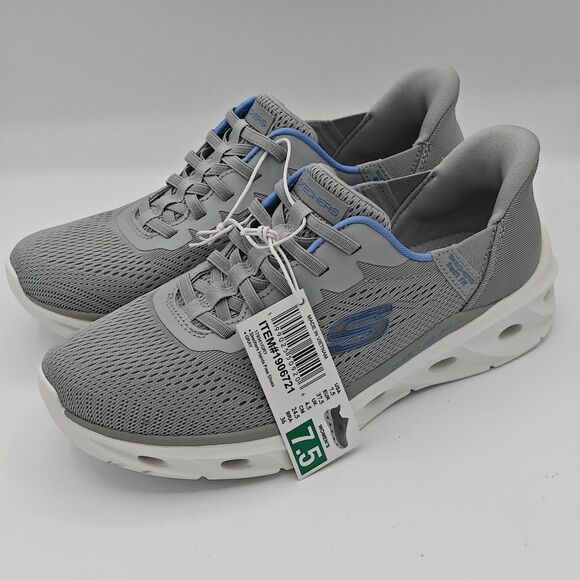 Skechers Hands Free Swift Fit Slip On Women's Memory Foam Casual Shoes (Gray) - Picture 2 of 6